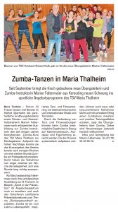 Zumba-Tanzen in Maria Thalheim